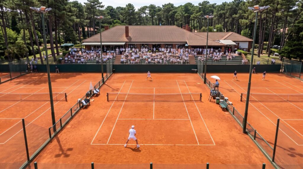 El duelo blanco en el bosque: la tradición del tenis en Cantegril Country Club y el brillo del Punta Open.