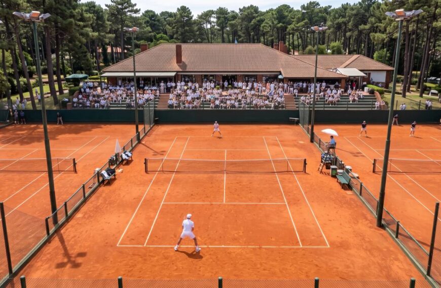 El duelo blanco en el bosque: la tradición del tenis en Cantegril Country Club y el brillo del Punta Open.