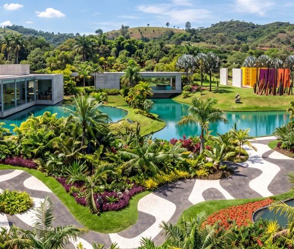 El jardín del arte infinito: el Instituto Inhotim en Minas Gerais, el museo a cielo abierto más grande del mundo y la magia de Burle Marx.