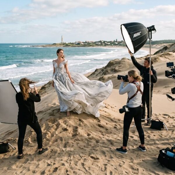 El gran set del lujo atlántico: Punta del Este como epicentro de las producciones editoriales de moda y campañas globales.