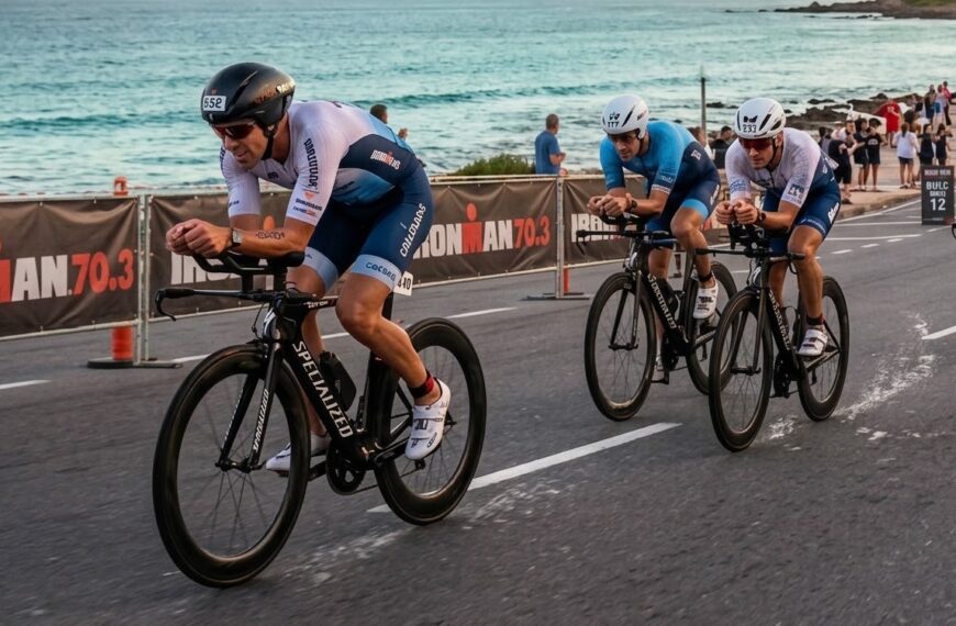 El desafío de los titanes frente al océano: el Ironman 70.3 y el magnetismo del triatlón mundial en Punta del Este.