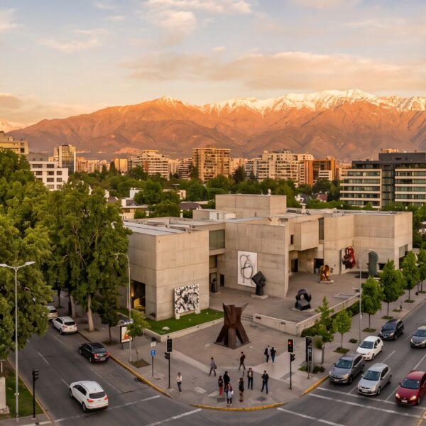 La milla de oro del diseño andino: Vitacura, el circuito de arte de Alonso de Córdova y la alta gastronomía de autor en Santiago.
