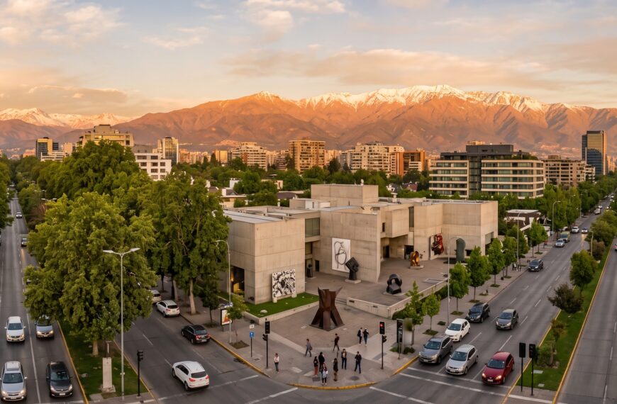 La milla de oro del diseño andino: Vitacura, el circuito de arte de Alonso de Córdova y la alta gastronomía de autor en Santiago.