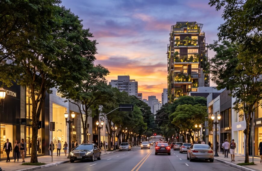 La meca del diseño y la alta costura: los Jardins, la mítica Rua Oscar Freire y el fenómeno del Rosewood en São Paulo.