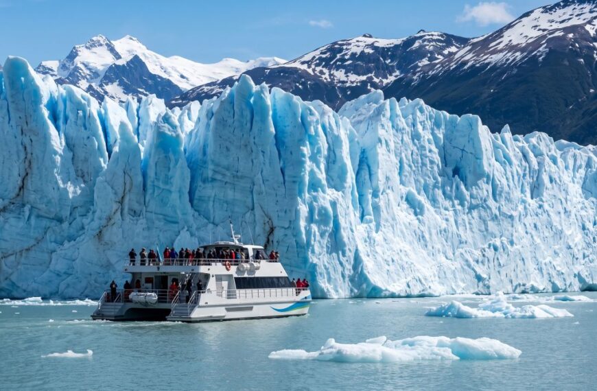 El Calafate habilita la temporada de navegaciones de expedición frente al Glaciar Perito Moreno.