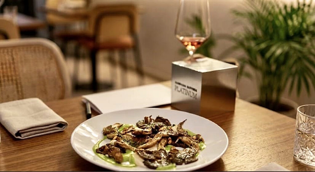 Plato del menú Dining for Two de American Express en un restaurante de Buenos Aires