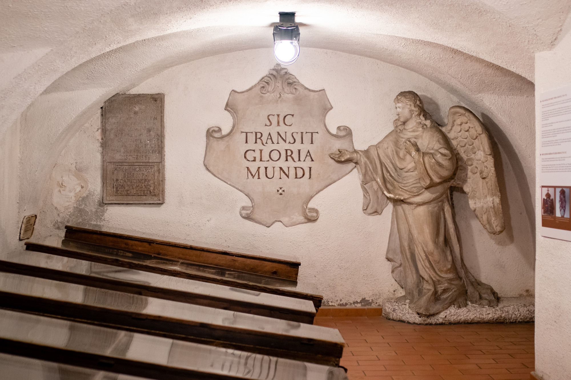 Interior de la Cripta de los Capuchinos en Brno