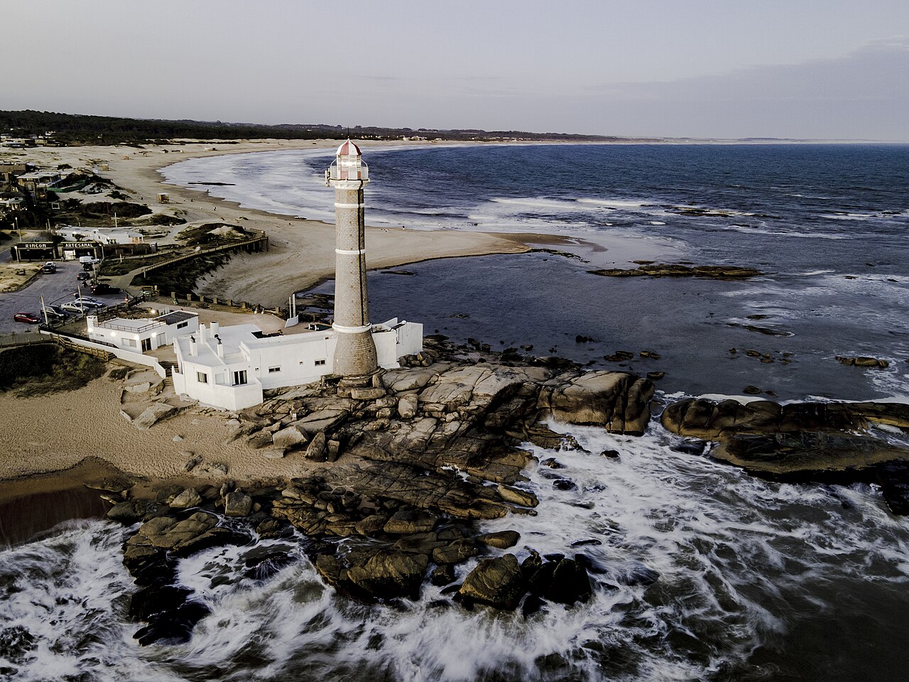 Vista aérea del Faro de José Ignacio