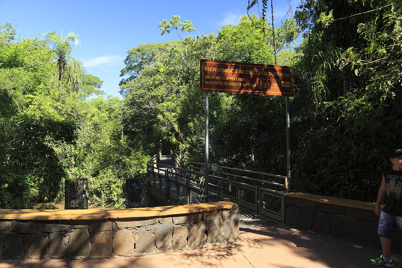 Pasarelas del Circuito Superior en Iguazú