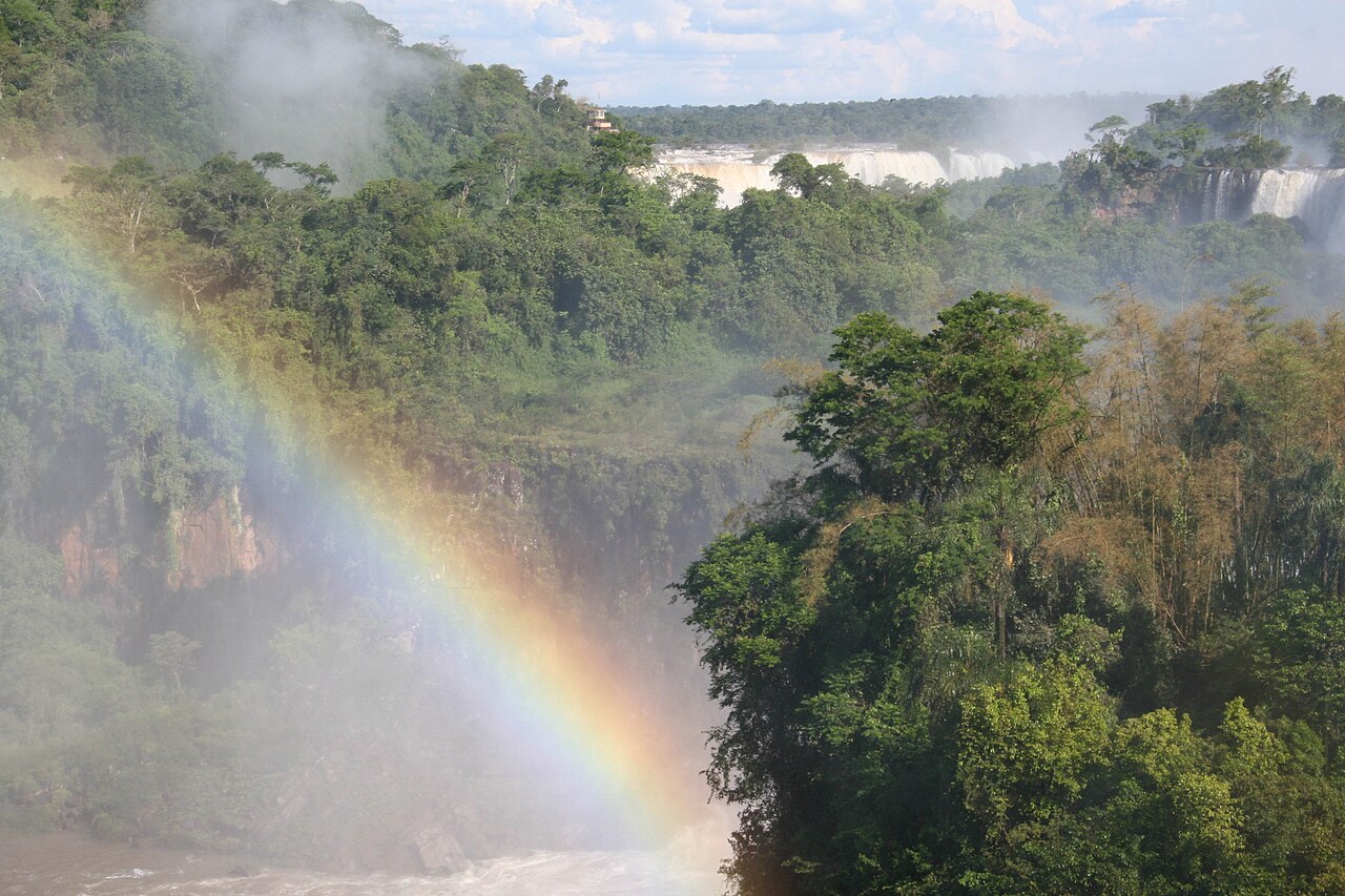 Saltos de las Cataratas del Iguazú rodeados de selva