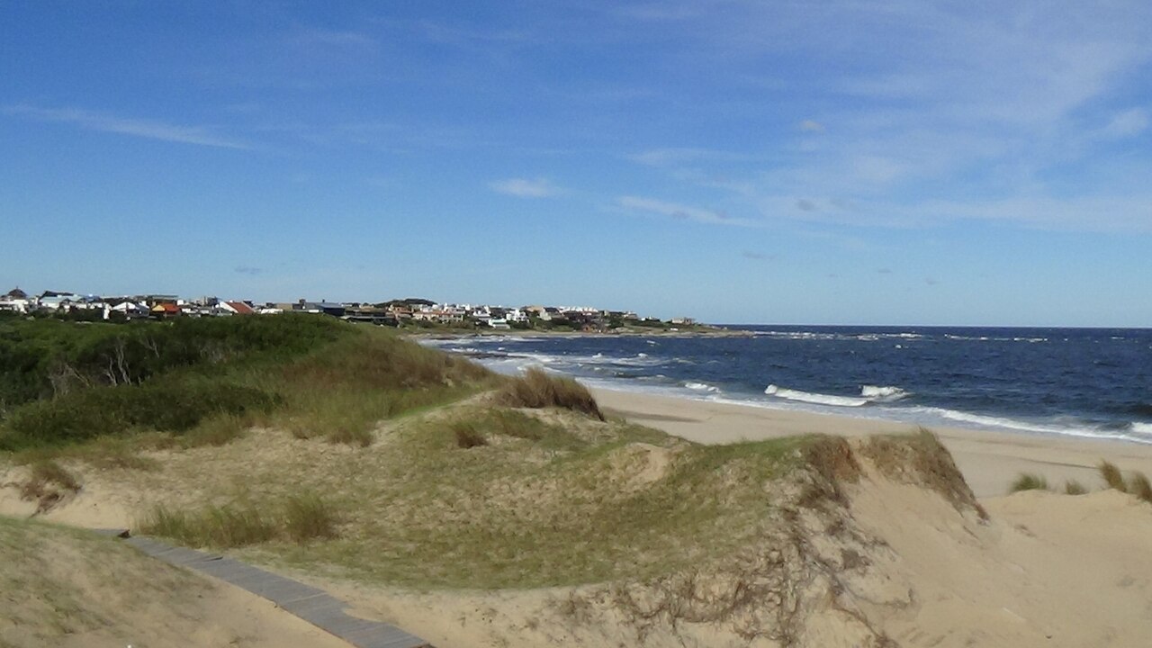 Playa de arenas blancas en José Ignacio