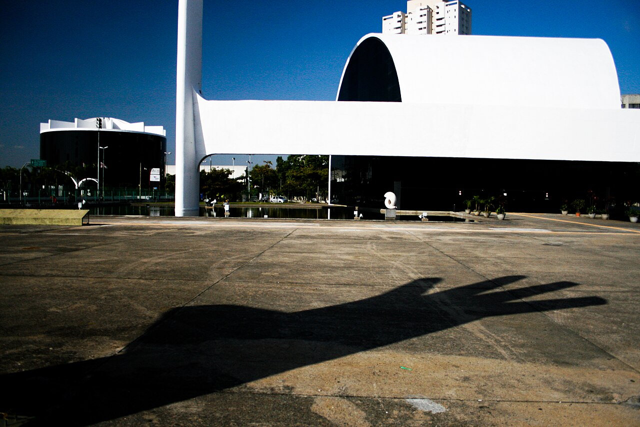 Edificio de Oscar Niemeyer en el Memorial da América Latina