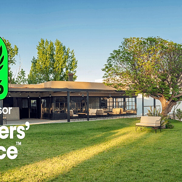 Restaurante Martino Wines en Mendoza, distinguido con el Travelers’ Choice 2026