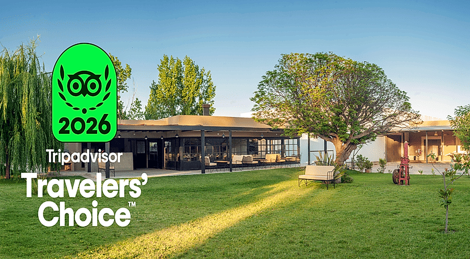 Restaurante Martino Wines en Mendoza, distinguido con el Travelers’ Choice 2026